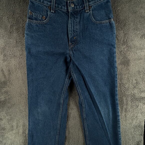 VTG Levi’s 565 Women Size 14 Loose Fit Blue Denim Jeans All Cotton ACTL 25x26.5 - Picture 1 of 16
